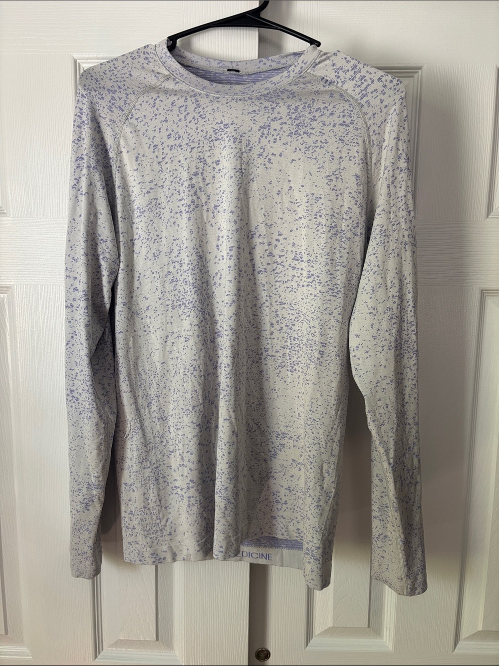 LuluLemon Men’s Metal Vent Tech Long Sleeve White / Purple Size Small